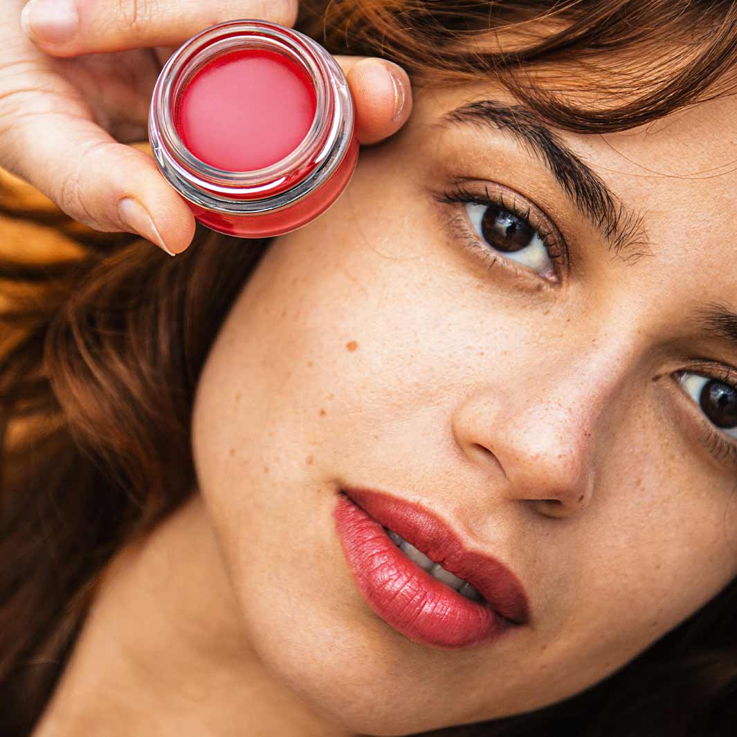 Tinted Lip Balm & Moisturizing Blush - 03 The Red 0.17 oz